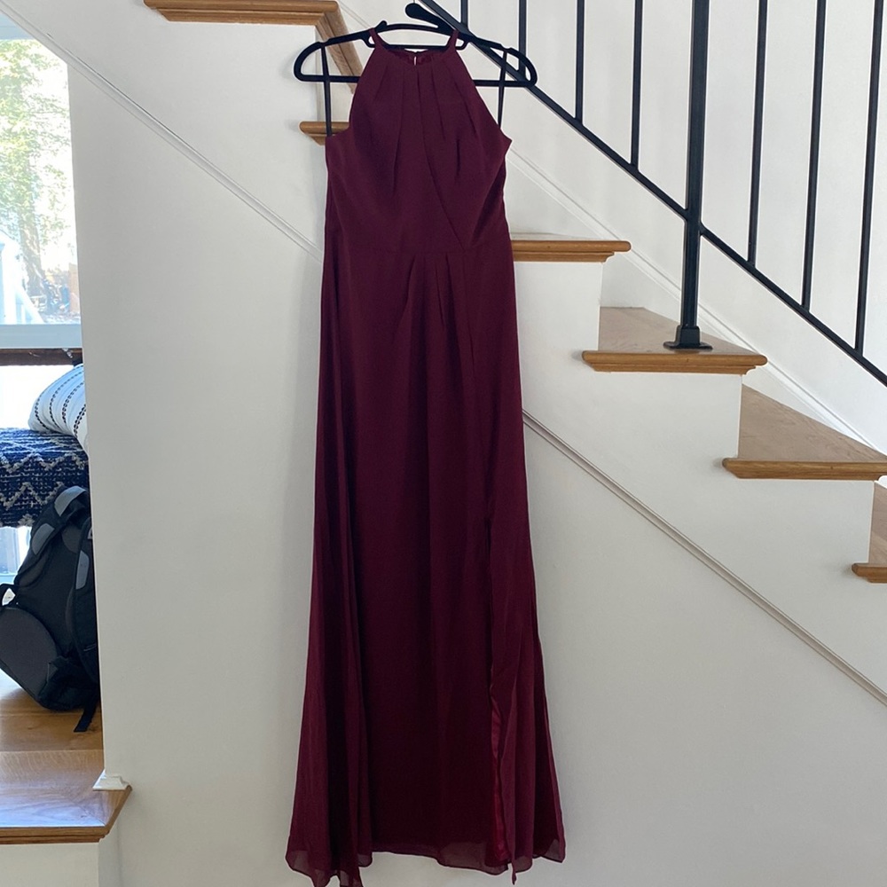 BHLDN Marco Dress in Wine